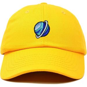 image:imageDALIX Embroidered Uranus Baseball Cap Cotton Dad Hat MenGold