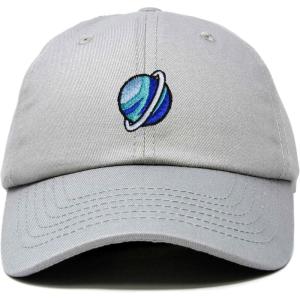 image:imageDALIX Embroidered Uranus Baseball Cap Cotton Dad Hat MenGray