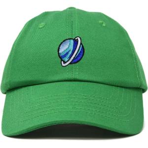 image:imageDALIX Embroidered Uranus Baseball Cap Cotton Dad Hat MenKelly Green
