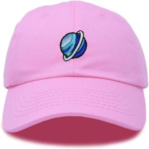 image:imageDALIX Embroidered Uranus Baseball Cap Cotton Dad Hat MenLight Pink