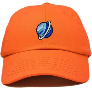 image:imageDALIX Embroidered Uranus Baseball Cap Cotton Dad Hat MenOrange