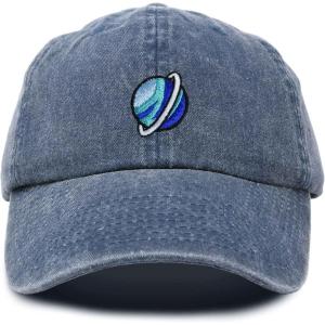 image:imageDALIX Embroidered Uranus Baseball Cap Cotton Dad Hat MenWashed Navy Blue
