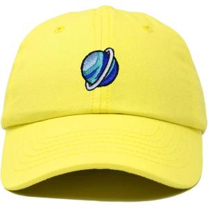 image:imageDALIX Embroidered Uranus Baseball Cap Cotton Dad Hat MenYellow