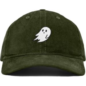 image:imageDALIX Ghost Corduroy Cotton Baseball Cap Adjustable Hat MensDark Green