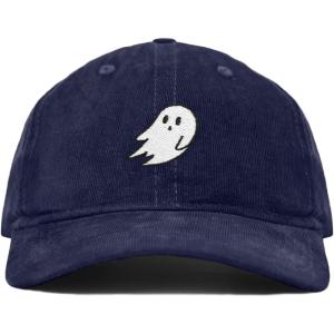 image:imageDALIX Ghost Corduroy Cotton Baseball Cap Adjustable Hat MensNavy Blue