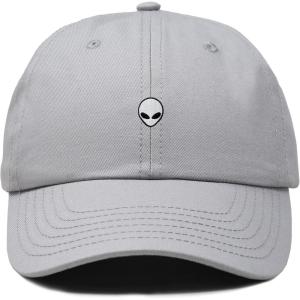 image:imageDALIX Lil Alien Embroidered Cotton Cap Outdoor Space Nature Dad Hat MensGray