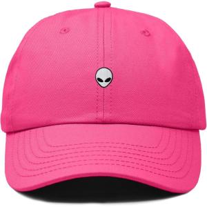 image:imageDALIX Lil Alien Embroidered Cotton Cap Outdoor Space Nature Dad Hat MensHot Pink