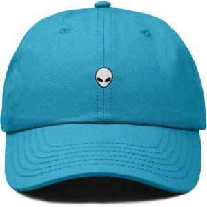image:imageDALIX Lil Alien Embroidered Cotton Cap Outdoor Space Nature Dad Hat MensTeal