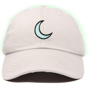 image:imageDALIX Moon Embroidered Crescent Astronomy Night Cotton Dad Hat Baseball Cap Adjustable WomensBeige