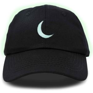 image:imageDALIX Moon Embroidered Crescent Astronomy Night Cotton Dad Hat Baseball Cap Adjustable WomensBlack