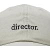 image:imageDALIX Director Embroidered Cotton Baseball Cap Adjustable Dad Hat MensWashed Stone White