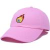 image:imageDALIX Embroidered Comet Baseball Cap Cotton Dad Hat MenLight Pink
