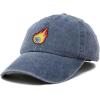 image:imageDALIX Embroidered Comet Baseball Cap Cotton Dad Hat MenWashed Navy Blue