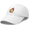 image:imageDALIX Embroidered Comet Baseball Cap Cotton Dad Hat MenWhite