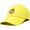 image:imageDALIX Embroidered Comet Baseball Cap Cotton Dad Hat MenYellow