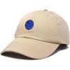 image:imageDALIX Embroidered Neptune Baseball Cap Cotton Dad Hat MenKhaki