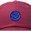image:imageDALIX Embroidered Neptune Baseball Cap Cotton Dad Hat MenMaroon