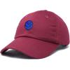 image:imageDALIX Embroidered Neptune Baseball Cap Cotton Dad Hat MenMaroon