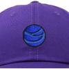 image:imageDALIX Embroidered Neptune Baseball Cap Cotton Dad Hat MenPurple