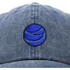image:imageDALIX Embroidered Neptune Baseball Cap Cotton Dad Hat MenWashed Navy Blue