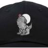 image:imageDALIX Howling Wolf Embroidered Baseball Dad CapBlack