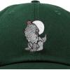 image:imageDALIX Howling Wolf Embroidered Baseball Dad CapDark Green