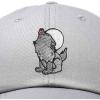 image:imageDALIX Howling Wolf Embroidered Baseball Dad CapGray