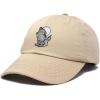 image:imageDALIX Howling Wolf Embroidered Baseball Dad CapKhaki