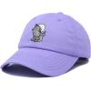 image:imageDALIX Howling Wolf Embroidered Baseball Dad CapLavender