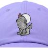 image:imageDALIX Howling Wolf Embroidered Baseball Dad CapLavender