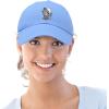 image:imageDALIX Howling Wolf Embroidered Baseball Dad CapLight Blue