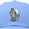 image:imageDALIX Howling Wolf Embroidered Baseball Dad CapLight Blue