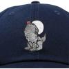 image:imageDALIX Howling Wolf Embroidered Baseball Dad CapNavy Blue