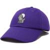 image:imageDALIX Howling Wolf Embroidered Baseball Dad CapPurple
