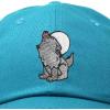 image:imageDALIX Howling Wolf Embroidered Baseball Dad CapTeal