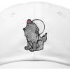 image:imageDALIX Howling Wolf Embroidered Baseball Dad CapWhite