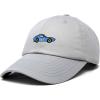 image:imageDALIX Muscle Car Embroidered Cap Cotton Baseball Summer Cool Dad Hat MensGray
