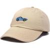 image:imageDALIX Muscle Car Embroidered Cap Cotton Baseball Summer Cool Dad Hat MensKhaki
