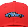 image:imageDALIX Muscle Car Embroidered Cap Cotton Baseball Summer Cool Dad Hat MensRed