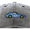 image:imageDALIX Muscle Car Embroidered Cap Cotton Baseball Summer Cool Dad Hat MensWashed Black