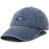 image:imageDALIX Muscle Car Embroidered Cap Cotton Baseball Summer Cool Dad Hat MensWashed Navy Blue