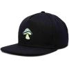 image:imageDALIX Mushroom Embroidered Glow in The Dark Hat Snapback Hat Baseball Cap MenBlack