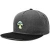 image:imageDALIX Mushroom Embroidered Glow in The Dark Hat Snapback Hat Baseball Cap MenBlack Dark Gray
