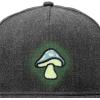 image:imageDALIX Mushroom Embroidered Glow in The Dark Hat Snapback Hat Baseball Cap MenDark Gray