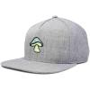 image:imageDALIX Mushroom Embroidered Glow in The Dark Hat Snapback Hat Baseball Cap MenLight Gray