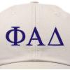 image:imageDALIX Phi Alpha Delta Greek Letters Ball Cap Embroidered HatBeige