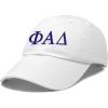 image:imageDALIX Phi Alpha Delta Greek Letters Ball Cap Embroidered HatWhite