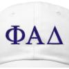 image:imageDALIX Phi Alpha Delta Greek Letters Ball Cap Embroidered HatWhite