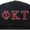 image:imageDALIX Phi Kappa Tau Greek Letters Ball Cap Embroidered HatBlack
