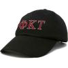image:imageDALIX Phi Kappa Tau Greek Letters Ball Cap Embroidered HatBlack